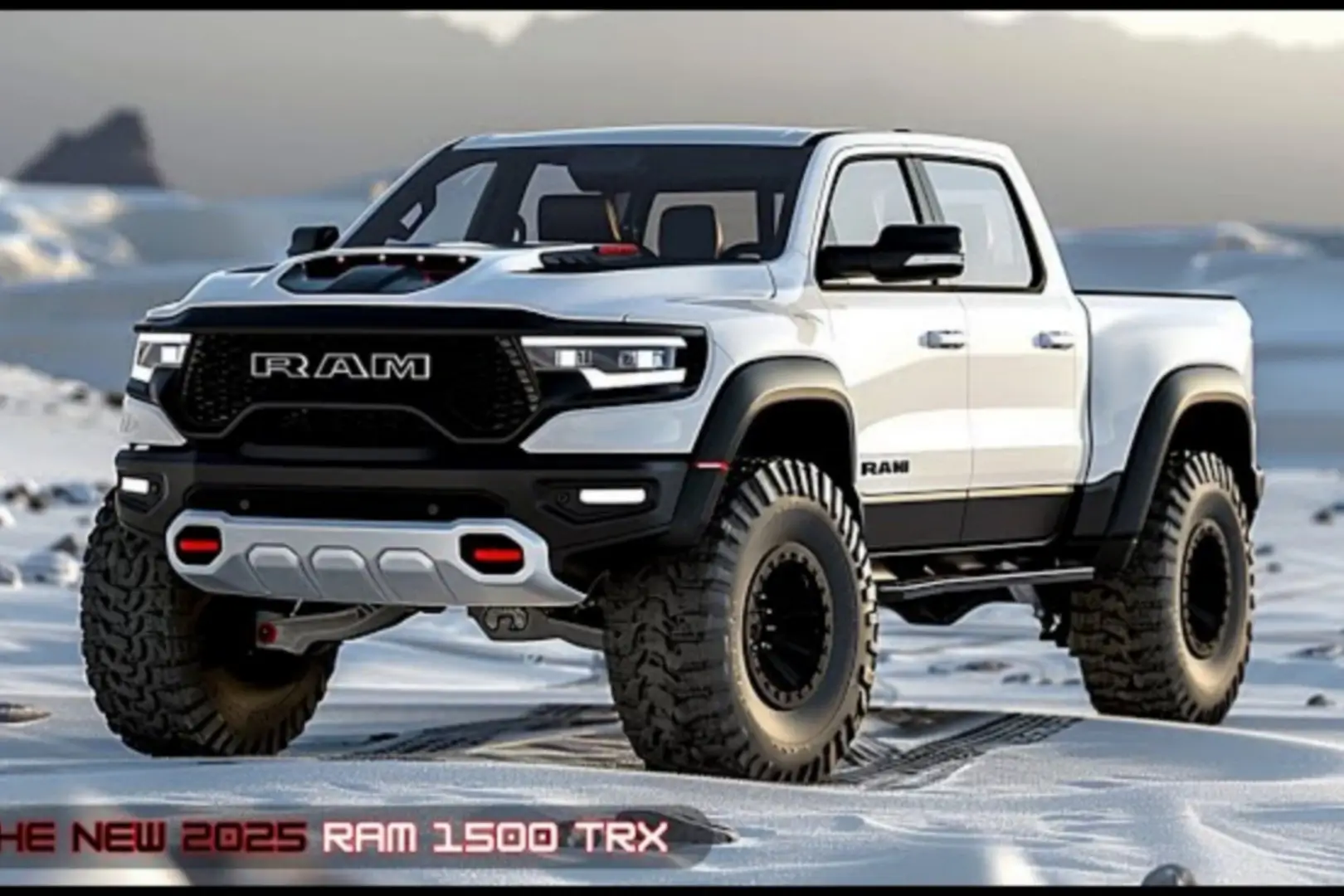 2025 Ram 1500 TRX aggressive exterior design